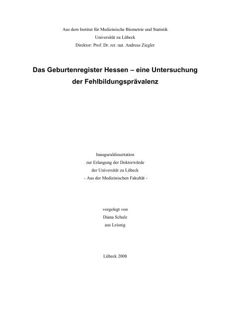 Das Geburtenregister Hessen Eine Untersuchung Der