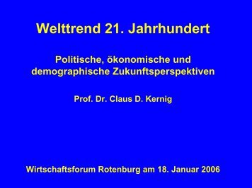 Vortrag als Download - Rotenburger Wirtschaftsforum