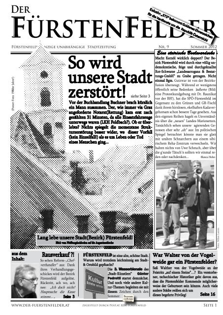 Ausgabe 9 – Juli 2012 - Der Fürstenfelder