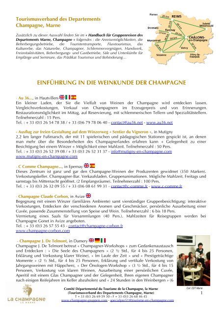Einführung in die Weinkunde der Champagne (193 Ko - Comité ...