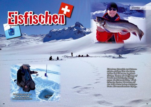Eisbohrer, Schaufeln und Schnee - trueschenfischen.ch