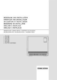 BEDIENUNG UND INSTALLATION OPÉRATION ... - Stiebel Eltron