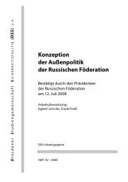 Konzeption der Außenpolitik der Russischen Föderation - DSS