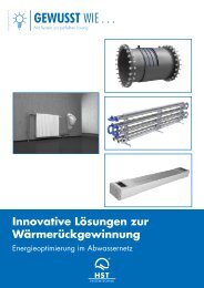 Innovative Lösungen zur Wärmerückgewinnung - HST