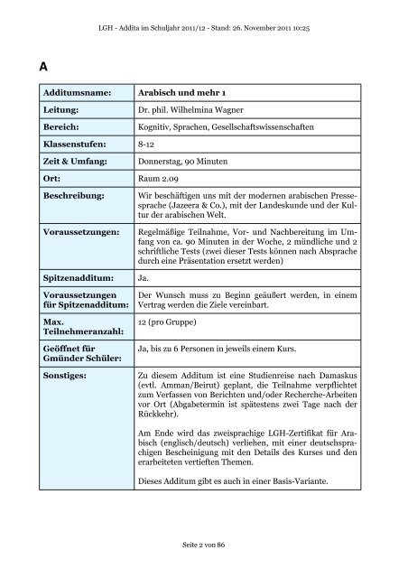 Addita 2011-12 (komplett) - LGH Schwäbisch Gmünd