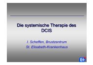 Die systemische Therapie des DCIS - St. Elisabeth-Krankenhaus ...