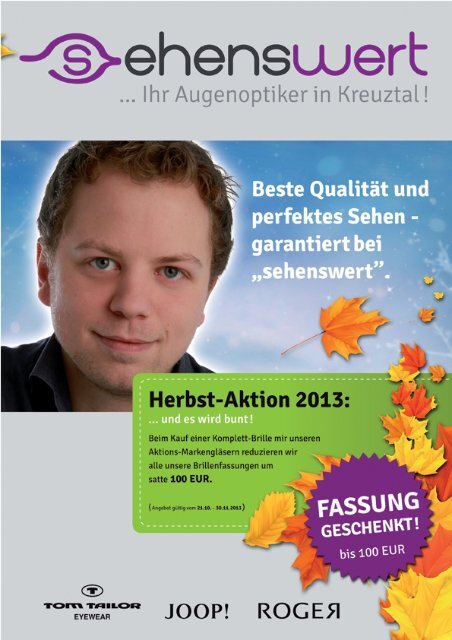 sehenswert Aktion Herbst 2013