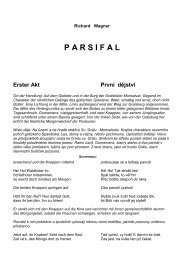 WAGNER WEB - Parsifal -Text - 1 - Domů