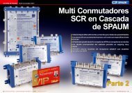 Multi Conmutadores SCR en Cascada de SPAUM