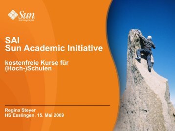 SAI Sun Academic Initiative - IT-Bildungsnetz eV