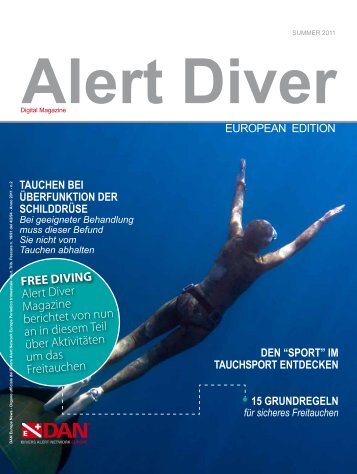FREE DIVING Alert Diver Magazine berichtet von nun ... - DAN Europe