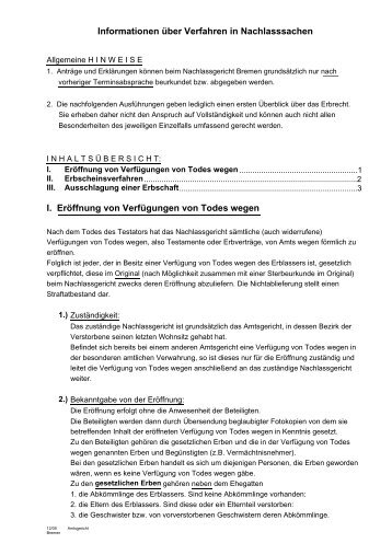 Informationsblatt Nachlassgericht Bremen (pdf, 77.8 KB)