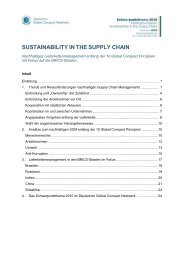 Hintergrundpapier Sustainability in the Supply Chain - Deutsches ...