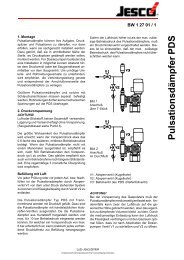 Pulsationsdämpfer PDS - Lutz-Jesco GmbH