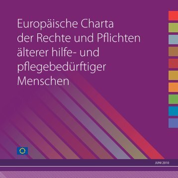 Europäische Charta der Rechte und Pflichten älterer hilfe ... - EDE