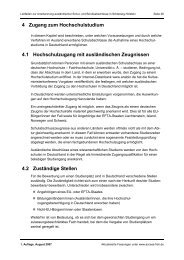 4 Zugang zum Hochschulstudium 4.1 Hochschulzugang mit ... - access