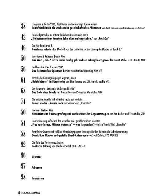 Berliner Zustände 2012 - Mbr