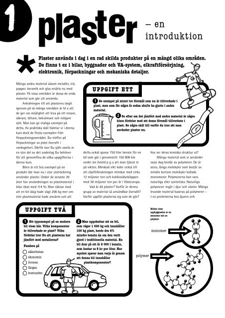 Plastics In The Classroom Sweden Plaster En Introduktion