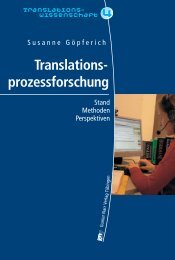 Translations- prozessforschung - Narr