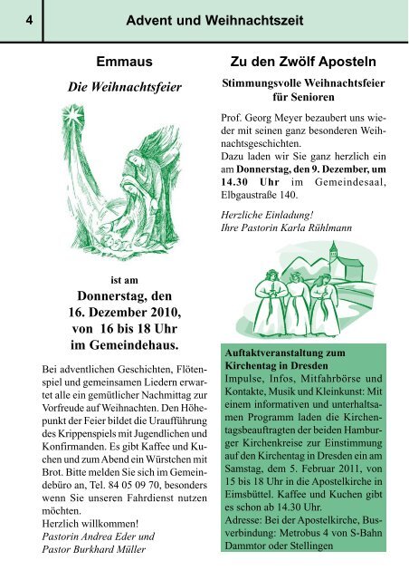 GehLos - Ausgabe Dezember 2010 - Lurob.de