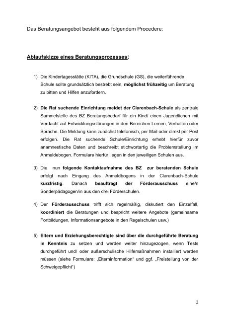 Beratungskonzept des Beratungszentrums (BZ) - Jacob-Grimm ...