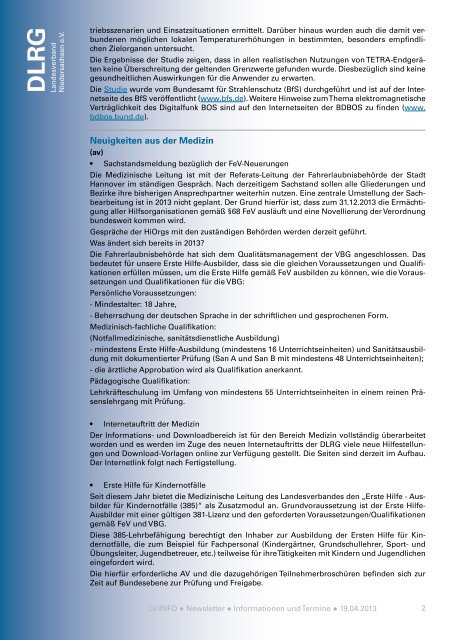 PDF-Datei - DLRG Landesverband Niedersachsen e.V.