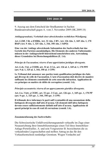 Bundesstrafgericht - Amtliche Sammlung 2008