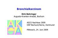 Bronchialkarzinom, Prof. Dr. Dirk Behringer - onkologie-klinik