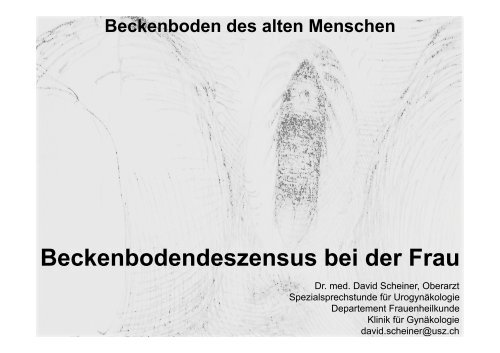 Beckenboden- Deszensus