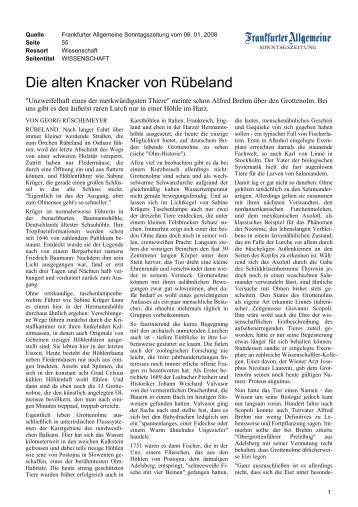 Die alten Knacker von Rübeland