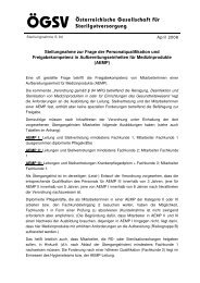 ÖGSV Österreichische Gesellschaft für Sterilgutversorgung