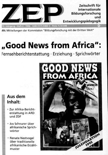 "Good News from Africa": Fernsehberichterstattung - Erziehung