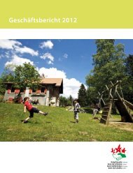 Geschäftsbericht 2012 - Naturfreunde Schweiz