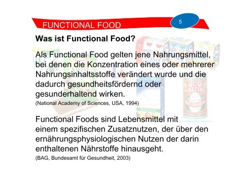 03 Functional Food - Wirtschaft Arbeit Haushalt
