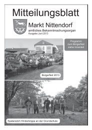 Mitteilungsblatt Juni 2013 - Nittendorf