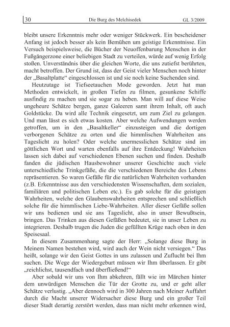 GL 3/2009 - der Lorber-Gesellschaft eV