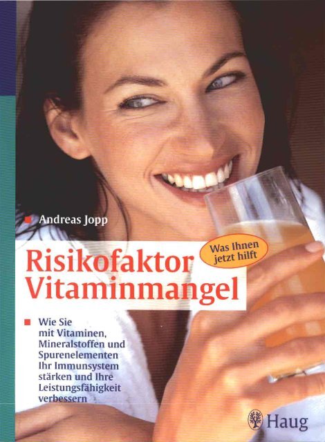 Leseprobe - Risikofaktor Vitaminmangel - Vital Academy