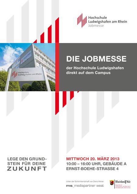 DIE JOBMESSE - Hochschule Ludwigshafen am Rhein
