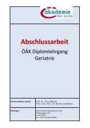 Autonome Polyneuropathie bei Diabetes mellitus mit Schwerpunkt auf