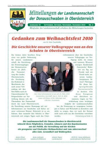 Mitteilungen 2010-03.pdf - Donauschwaben in Oberösterreich