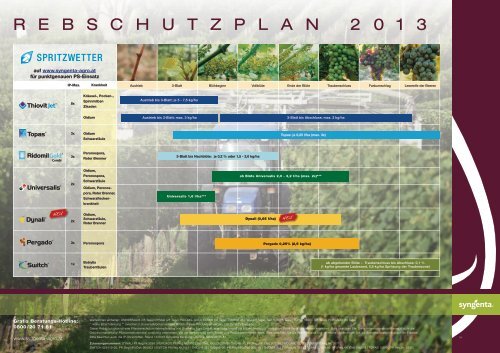 Weinbau Poster - Syngenta