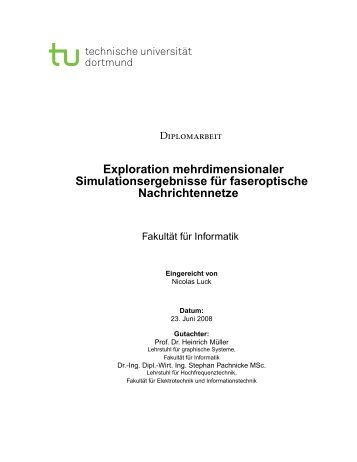 Exploration mehrdimensionaler Simulationsergebnisse f ... - LucKsuS