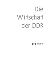 Wirtschaft der DDR - Landeszentrale für politische Bildung Thüringen