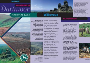 General leaflet-german-part1 - Dartmoor National Park