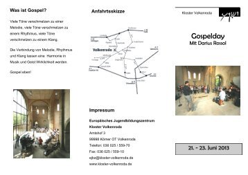 Gospelday - Kloster Volkenroda