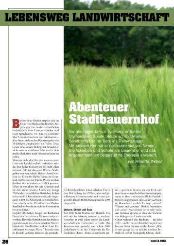 abenteuer Stadtbauernhof