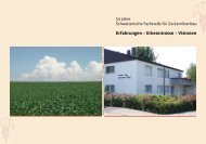 Festschrift - Schweizerische Fachstelle für Zuckerrübenbau