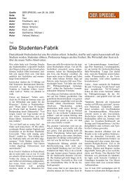 Die Studenten-Fabrik