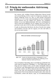 1.5 Prinzip der umfassenden Aktivierung der ... - Uwe Lehnert