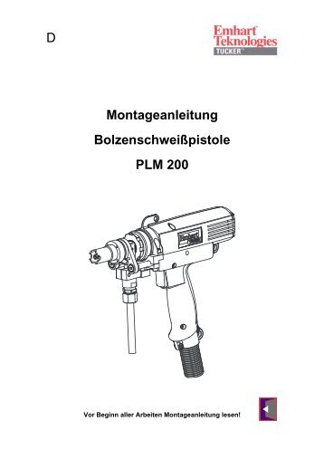 Montageanleitung PLM200 D